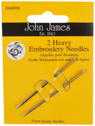 John James Broderinål Kraftig - 2 stk
