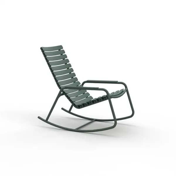 HOUE ReCLIPS gyngestol i resirkulert plast - Olive Green
