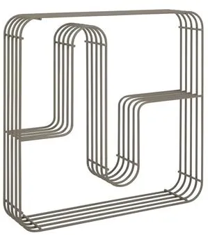 AYTM CURVA Hylleutstilling Firkant Taupe