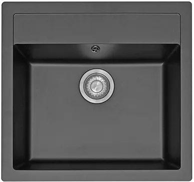 Franke Tectonite vask, 560x530 mm, Grafitt metallisk