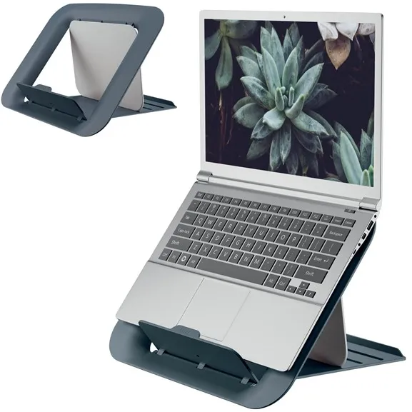 Leitz Ergo Cosy justerbart laptopstativ, 80 % resirkulert plast Fløyelsgrå