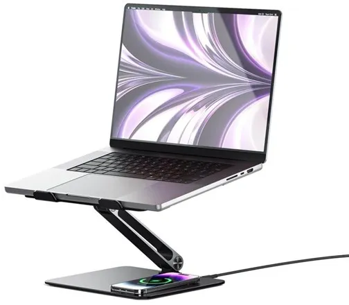 ALOGIC Elite Power Laptop Stand med trådløs lader