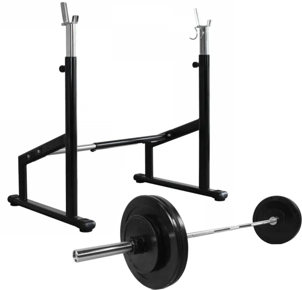 Odin Semi Pro Squat Rack + Vekter og Vektstang (50kg)